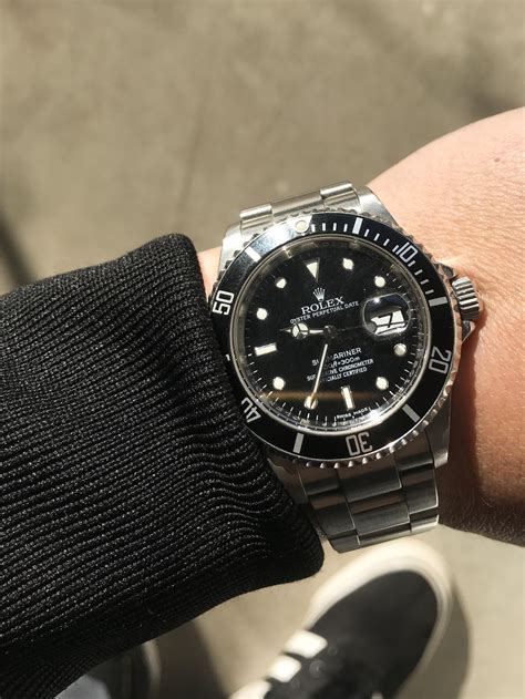 rolex black on black submariner